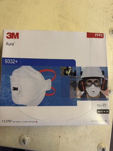 9332 aura ffp3 respirator - 9332+,