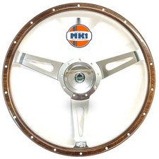 Wood Rim Steering Wheel & Boss