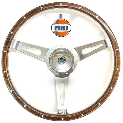 Wood rim steering wheel - wood,