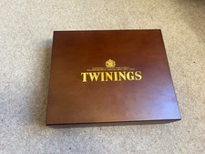 Twinings wooden 12 section tea Display box