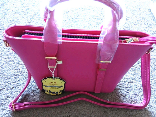 Hot pink handbag - , new