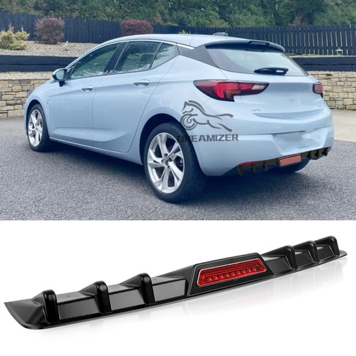 Gloss black rear bumper - black,