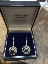 Celtic whitby jet cabochons - celtic,