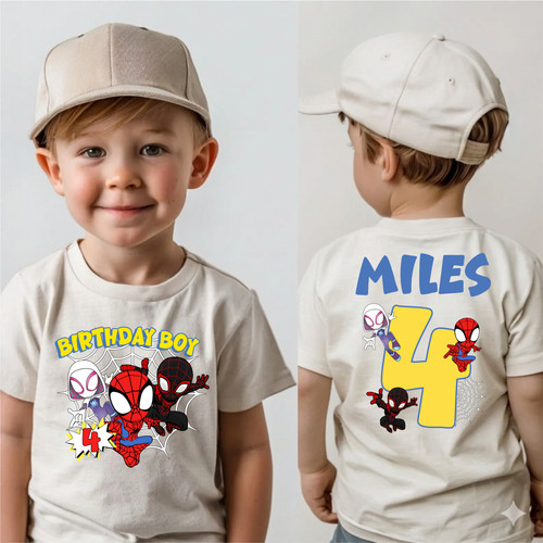 Custom spidey birthday boy - spidey,