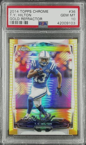 2014 topps chrome - chrome, gold