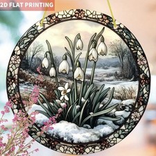 Snowdrops in Snow Flower