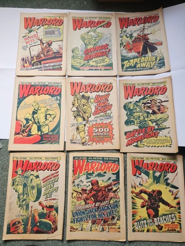 Warlord comic 1975 consecutive - comic,