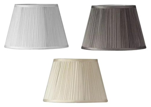 Mushroom pleated silk effect - pleated,