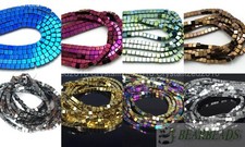 Hematite Gemstone Square Cube