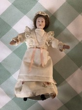 Vintage Dolls House Doll. 14cm