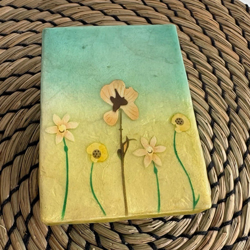 Vintage hand painted floral - hand-painted,