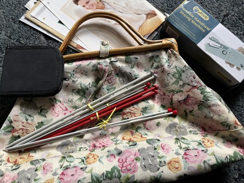 Vintage knitting sewing - vintage, bag