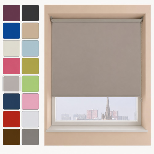 Blackout thermal roller blinds - blackout,