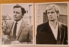 ROBERT VAUGHAN And DAVID McCALLUM  . ORIGINAL AUTOGRAPHS.  MAN FROM UNCLE