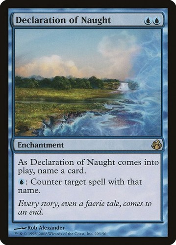 Mtg declaration naught - mtg,