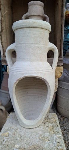 Hand made terracotta garden - hand,