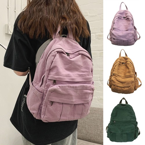 Retro distressed backpack