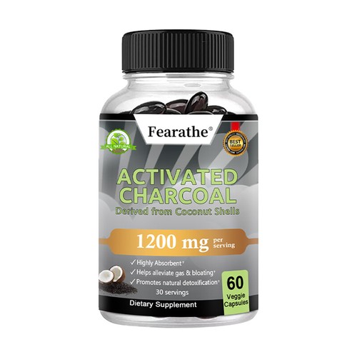 Activated charcoal vegan - activated,