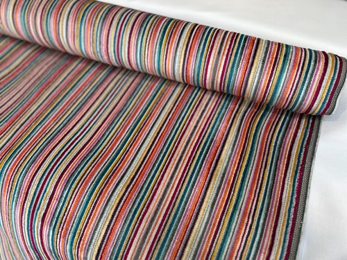 Stripe chunky chenille velvet