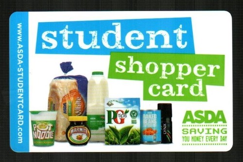 Asda student shopper - uk, (