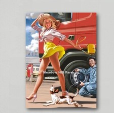 Fridge magnet Pin up Girl