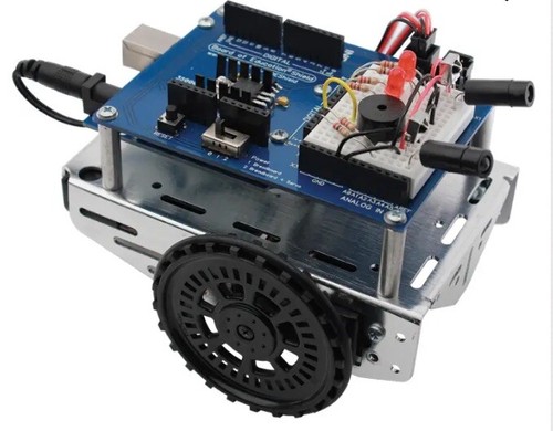 Robot shield with arduino - with,