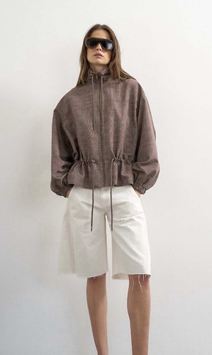 Topshop funnel neck nylon