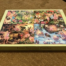 Express Gifts 4x500 Piece Jigsaw Puzzles Four Season Fairies Complete