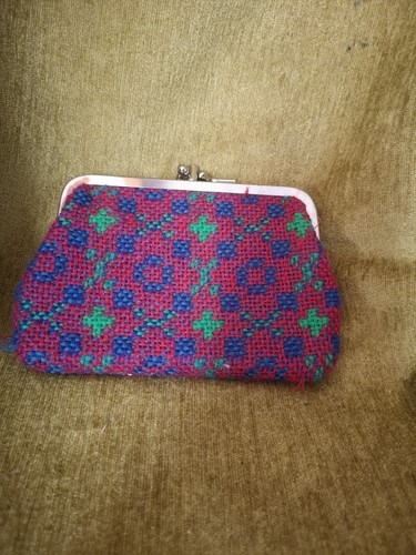 Welsh wool tapestry purse