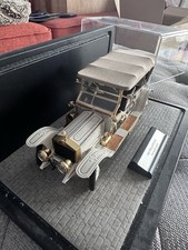 Franklin Mint 1911 Rolls-Royce Tourer Model with Display Case & Papers