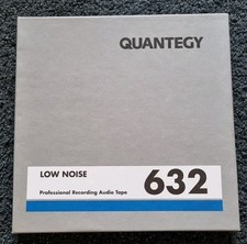 Quantegy 632 Low Noise Reel to Reel Tape on 7" Reel 1200ft 1/4" Tape
