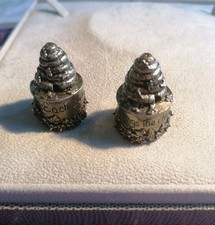 silver scenes Pill  trinket box X2 