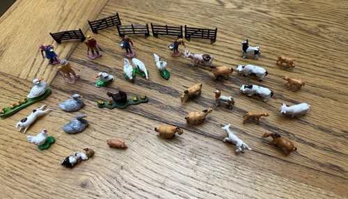 Vintage plastic farm - plastic,