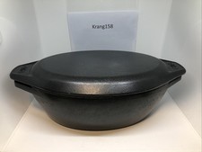 Vintage Aga Casserole Cast Iron Pot Large (READ) (M-01)