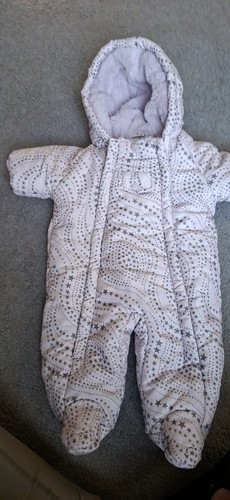 Lilac newborn snowsuit from - lilac,