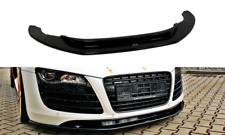 Front Diffuser Splitter Maxton Design Gloss Black ABS for Audi R8