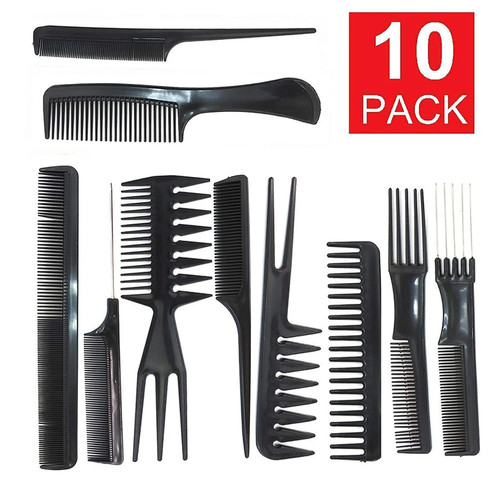 10pc hairdressing comb - hairdressing,