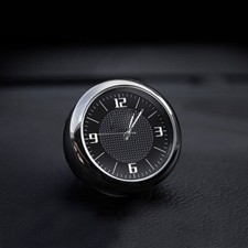 1x Black Car Clock Dashboard