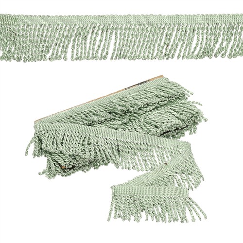 Green fringe trim yards - green,