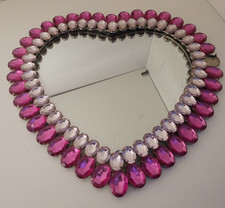 Vintage Heart shaped mirror