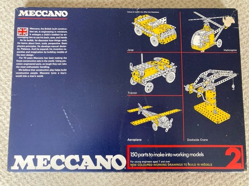 Meccano vintage parts set - meccano, no.2
