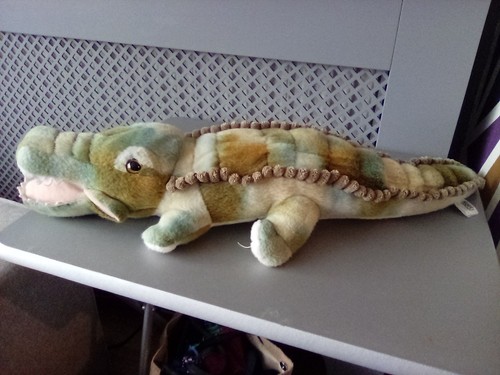 Crocodile cuddly toy - cuddly,