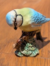 Beswick Blue Tit 992 Vintage Porcelain Collectible Figure VGC