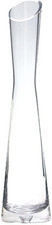 Clear Small Glass Vase Tapered
