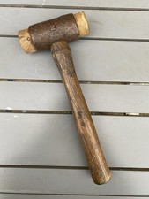 Vintage Rolled Rawhide Mallet No 2 Sturdy With Lots Of Character