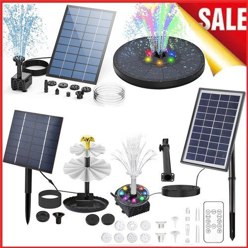 Solar panel powered - powered, pump