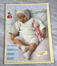 Pingouin Knitting Pattern Booklet Baby Outfit Design Paperback Nr 45 Vintage 