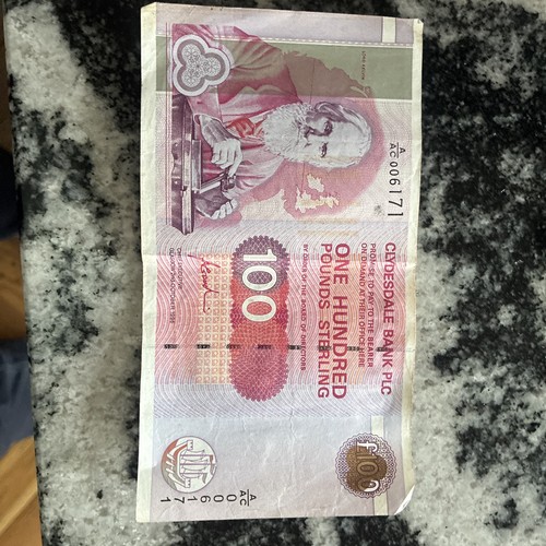 Clydesdale bank 100 lord - bank,