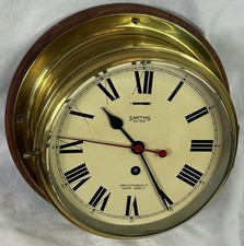 Ships Bulkhead Clock, Smiths Astral, Large, John Lilley & Gillie Ltd WW2 Naval