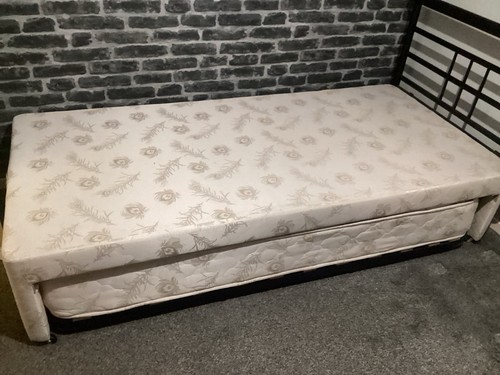 Single trundle guest bed - trundle,